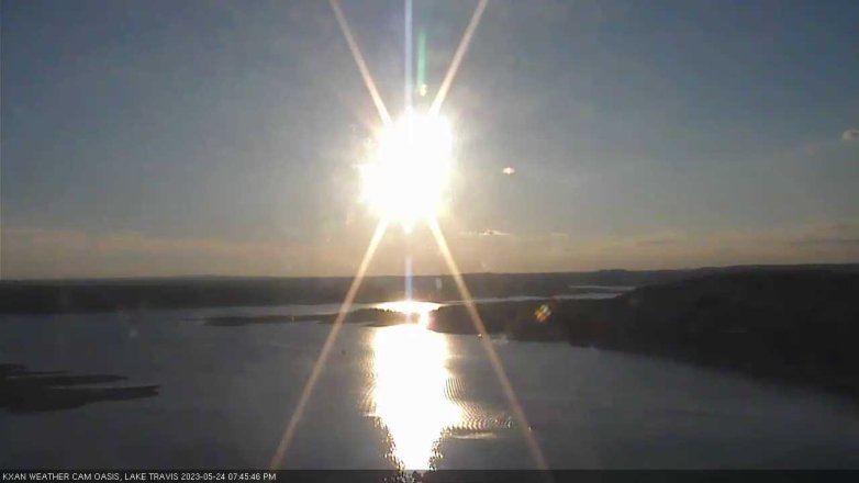 Lake Travis webcam, May 24, 2023 7:45 PM CT