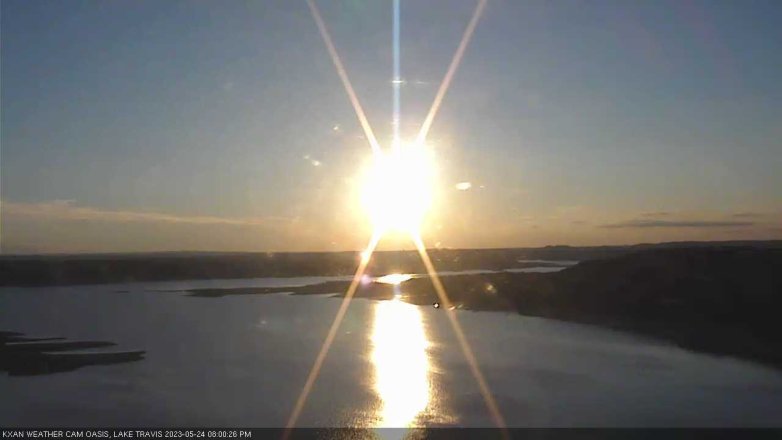 Lake Travis webcam, May 24, 2023 8:00 PM CT