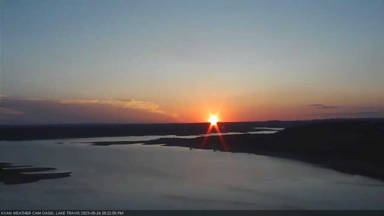 Lake Travis webcam, May 24, 2023 8:25 PM CT