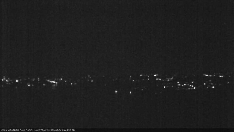 Lake Travis webcam, May 24, 2023 9:45 PM CT