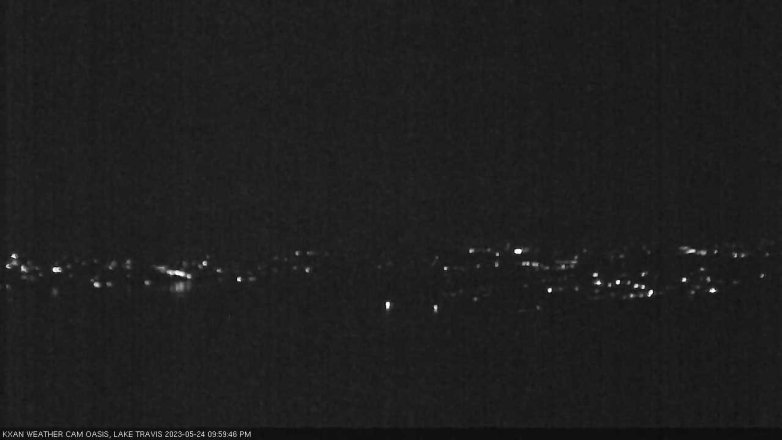 Lake Travis webcam, May 24, 2023 10:00 PM CT