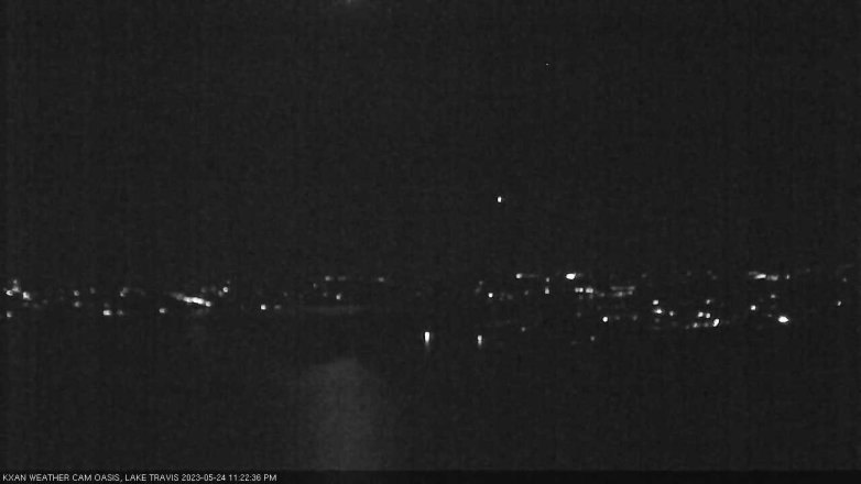 Lake Travis webcam, May 24, 2023 11:25 PM CT