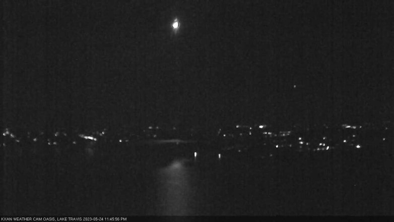 Lake Travis webcam, May 24, 2023 11:45 PM CT