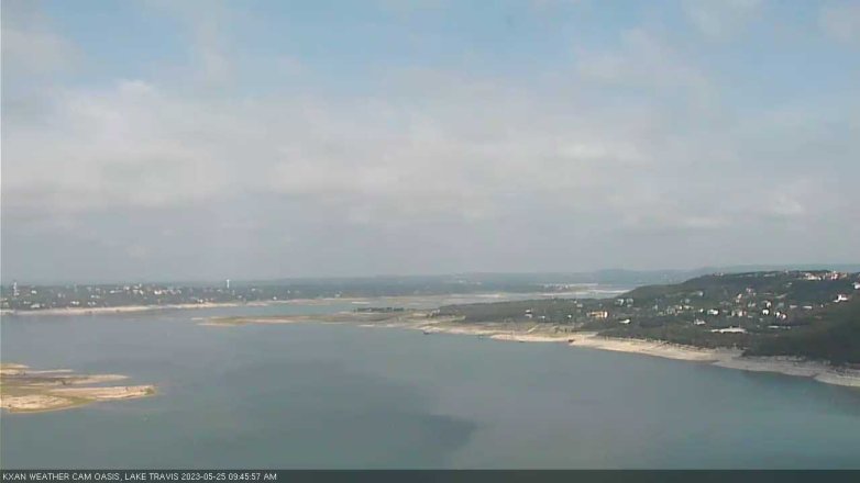 Lake Travis webcam, May 25, 2023 9:45 AM CT