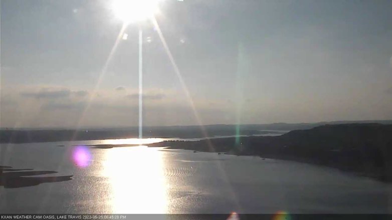 Lake Travis webcam, May 25, 2023 6:45 PM CT