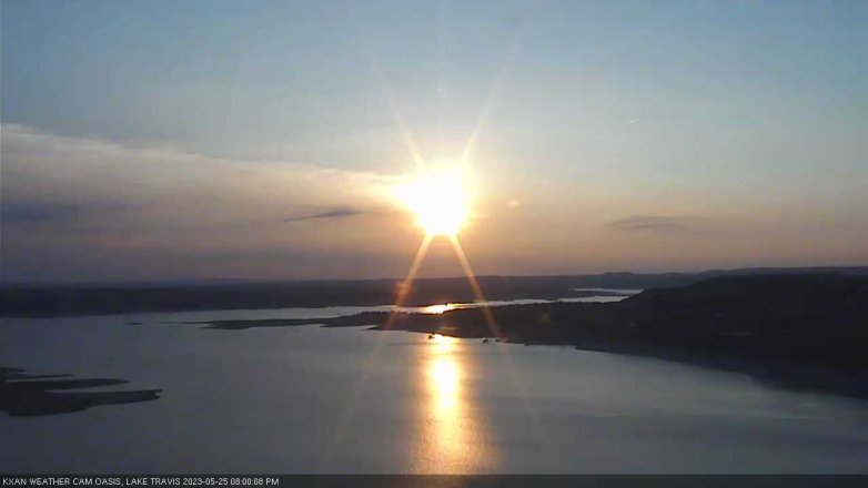 Lake Travis webcam, May 25, 2023 8:00 PM CT