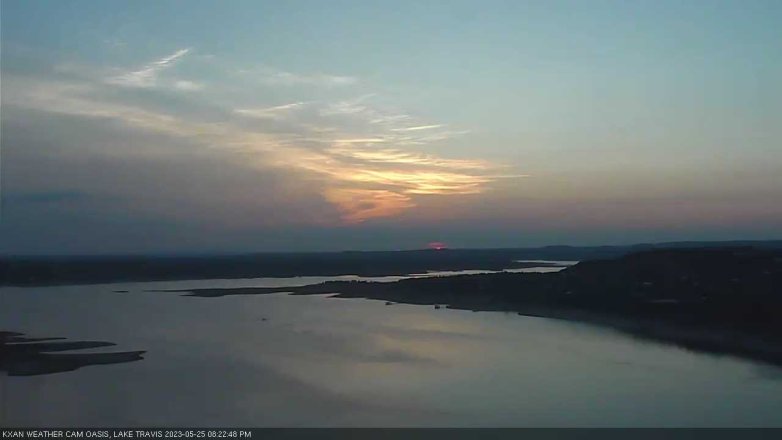 Lake Travis webcam, May 25, 2023 8:25 PM CT