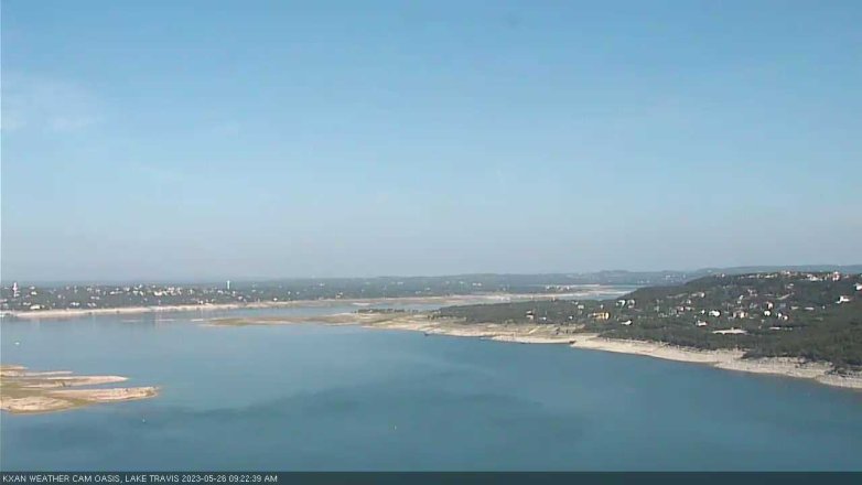 Lake Travis webcam, May 26, 2023 9:25 AM CT
