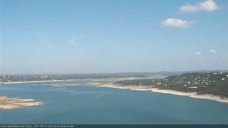 Lake Travis webcam, May 26, 2023 10:00 AM CT