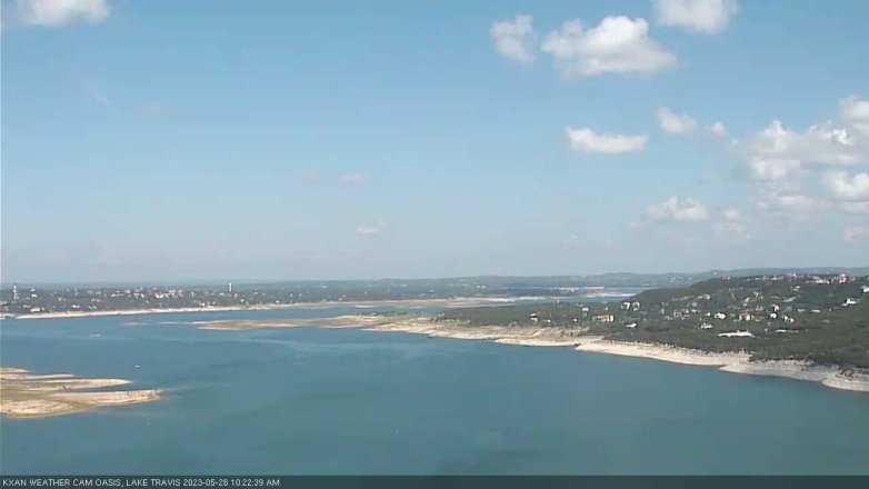 Lake Travis webcam, May 26, 2023 10:25 AM CT