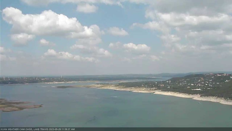 Lake Travis webcam, May 26, 2023 12:00 PM CT