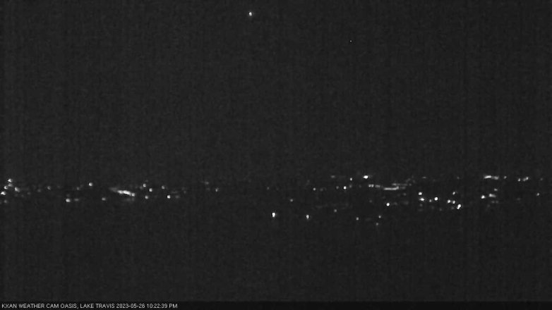 Lake Travis webcam, May 26, 2023 10:25 PM CT