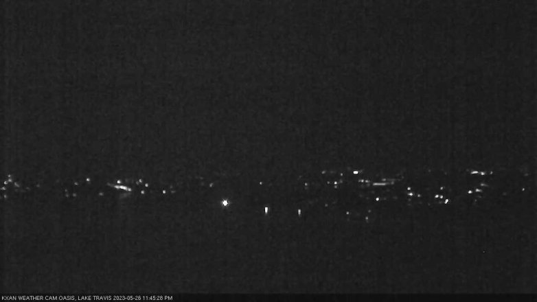 Lake Travis webcam, May 26, 2023 11:45 PM CT