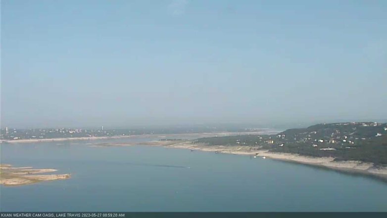 Lake Travis webcam, May 27, 2023 9:00 AM CT