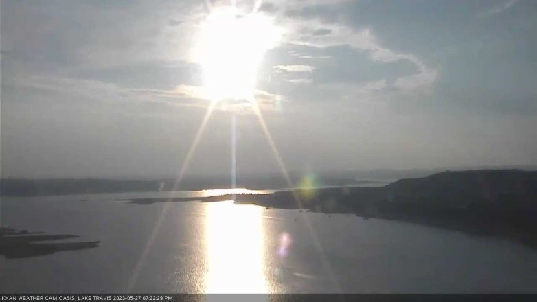 Lake Travis webcam, May 27, 2023 7:25 PM CT