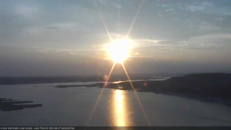 Lake Travis webcam, May 27, 2023 8:00 PM CT