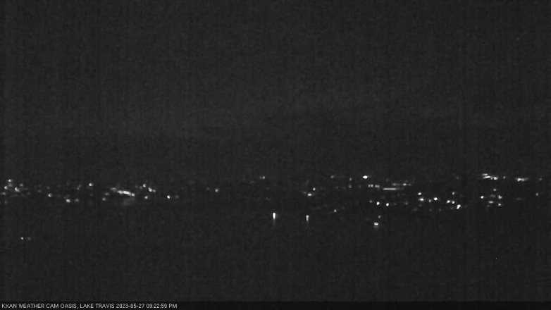 Lake Travis webcam, May 27, 2023 9:25 PM CT
