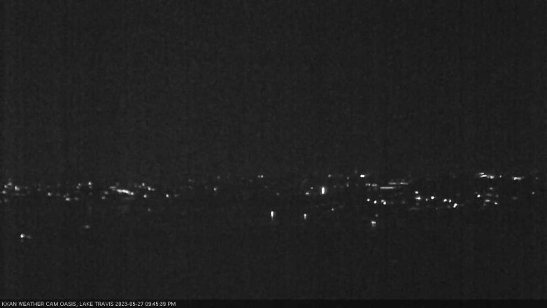 Lake Travis webcam, May 27, 2023 9:45 PM CT