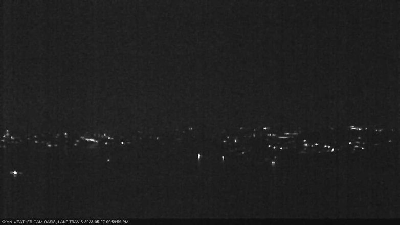 Lake Travis webcam, May 27, 2023 10:00 PM CT