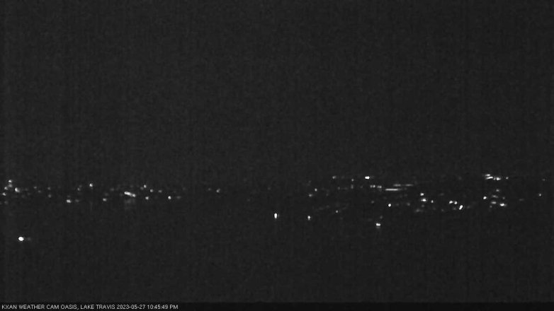 Lake Travis webcam, May 27, 2023 10:45 PM CT