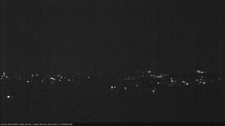 Lake Travis webcam, May 27, 2023 11:00 PM CT