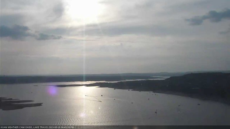 Lake Travis webcam, May 28, 2023 6:45 PM CT