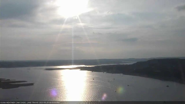 Lake Travis webcam, May 28, 2023 7:00 PM CT