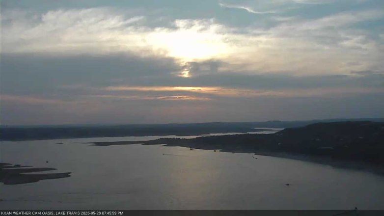 Lake Travis webcam, May 28, 2023 7:45 PM CT