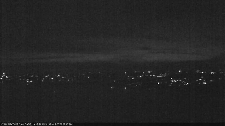 Lake Travis webcam, May 28, 2023 9:25 PM CT
