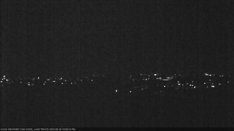 Lake Travis webcam, May 28, 2023 10:00 PM CT