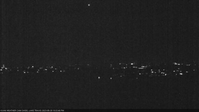 Lake Travis webcam, May 28, 2023 10:25 PM CT
