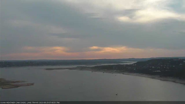 Lake Travis webcam, May 29, 2023 7:45 PM CT