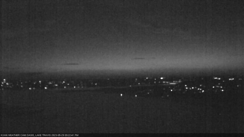Lake Travis webcam, May 29, 2023 9:25 PM CT