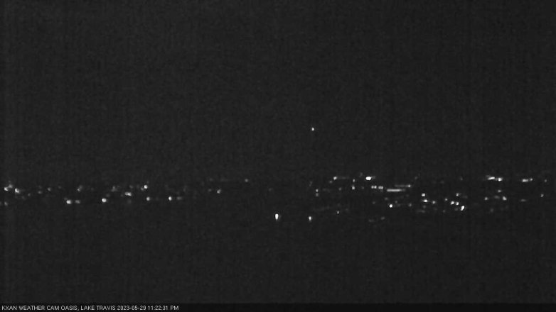 Lake Travis webcam, May 29, 2023 11:25 PM CT