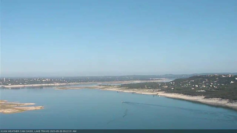 Lake Travis webcam, May 30, 2023 9:25 AM CT
