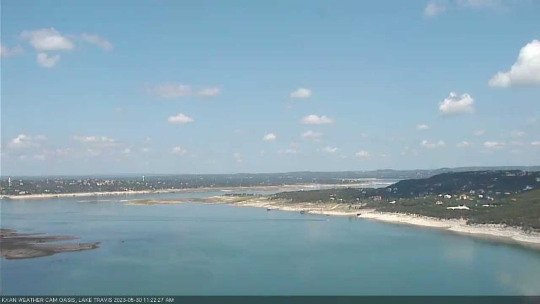 Lake Travis webcam, May 30, 2023 11:25 AM CT