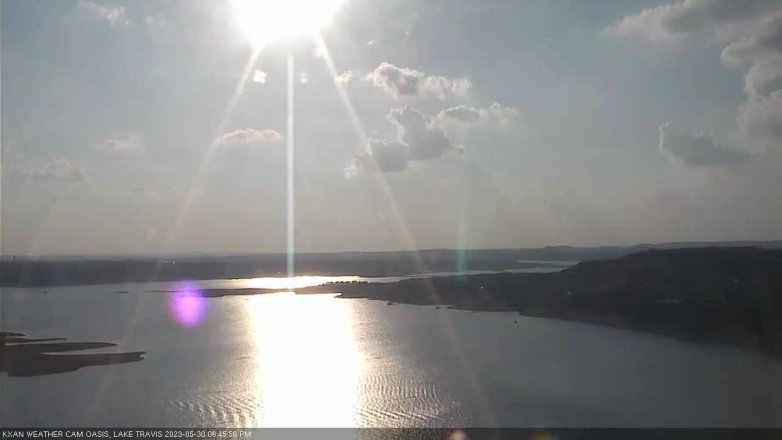 Lake Travis webcam, May 30, 2023 6:45 PM CT