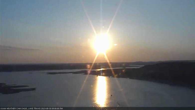 Lake Travis webcam, May 30, 2023 8:00 PM CT