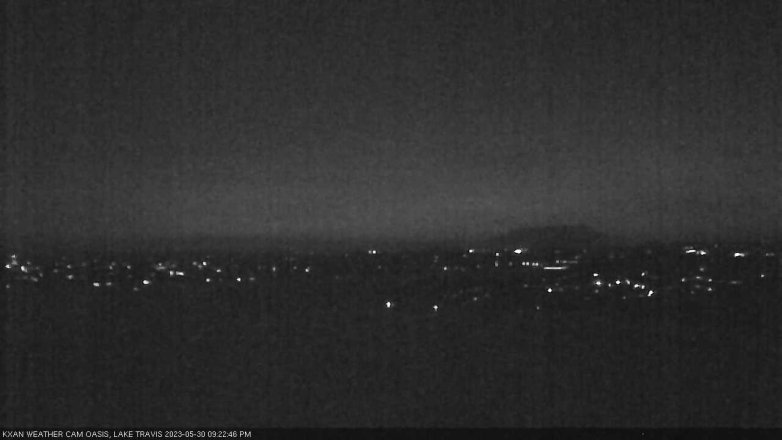 Lake Travis webcam, May 30, 2023 9:25 PM CT