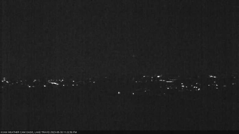 Lake Travis webcam, May 30, 2023 11:25 PM CT