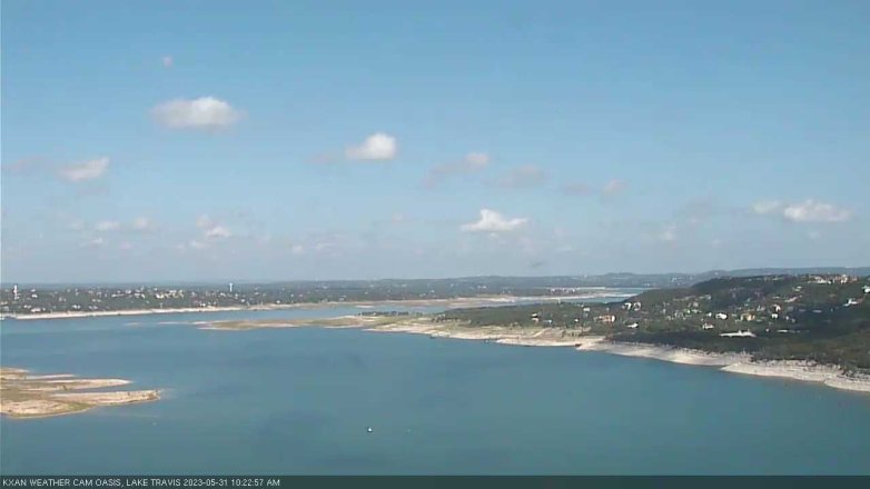 Lake Travis webcam, May 31, 2023 10:25 AM CT