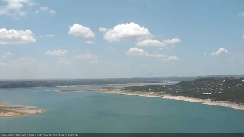 Lake Travis webcam, May 31, 2023 1:45 PM CT