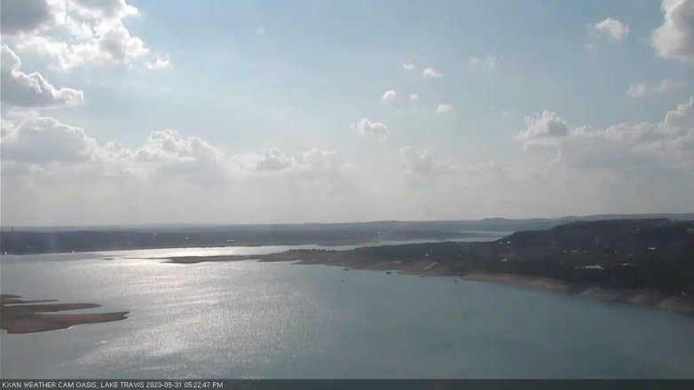 Lake Travis webcam, May 31, 2023 5:25 PM CT