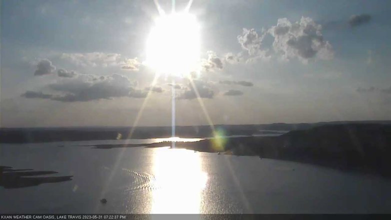 Lake Travis webcam, May 31, 2023 7:25 PM CT