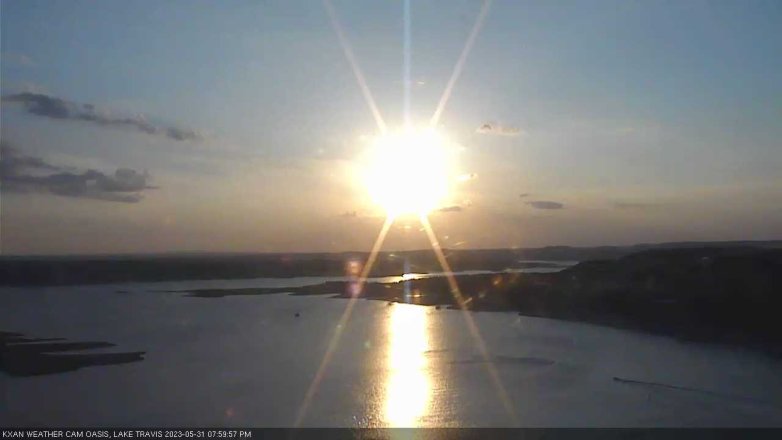 Lake Travis webcam, May 31, 2023 8:00 PM CT