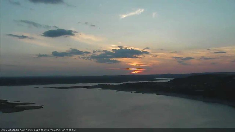 Lake Travis webcam, May 31, 2023 8:25 PM CT