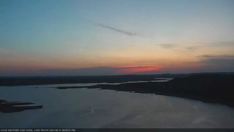 Lake Travis webcam, May 31, 2023 8:45 PM CT