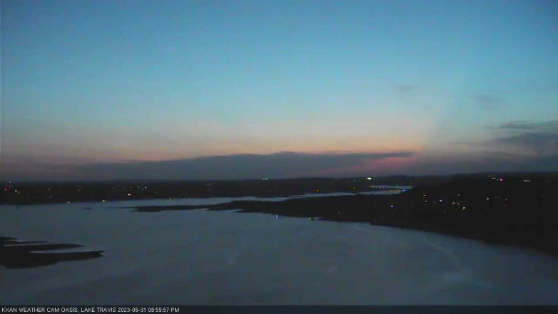 Lake Travis webcam, May 31, 2023 9:00 PM CT