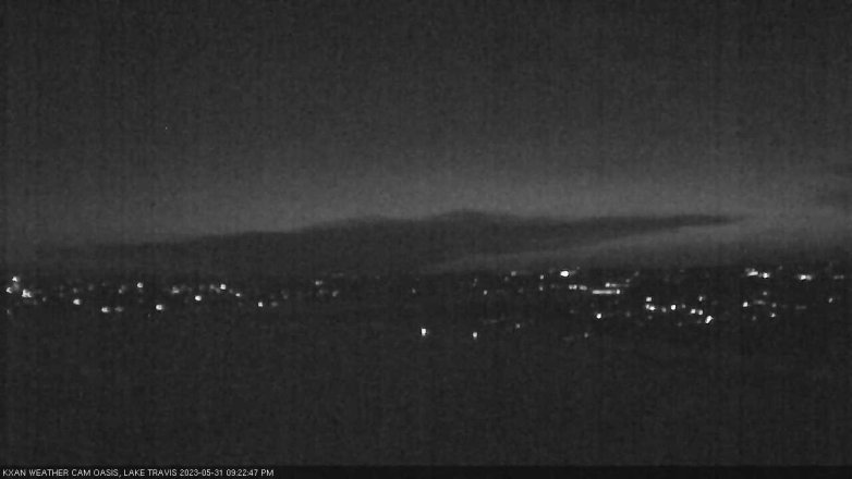 Lake Travis webcam, May 31, 2023 9:25 PM CT