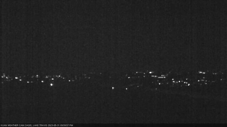 Lake Travis webcam, May 31, 2023 10:00 PM CT